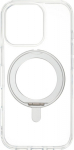 FoneKit Premium Kickstand MagSafe-yhteensopiva suojakuori jalustalla, iPhone 16 Pro, transparent