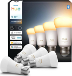 Philips Hue WA 810 A60 4P EU | E27 | 6 W | Warm to cool white light | Bluetooth and Zigbee