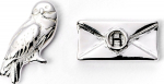 The Carat Shop Ltd Carat Shop Harry Potter - Hedwig & Letter Stud Earrings (WES1746)