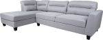 Corner sofa HELSINKI LC, light grey