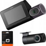 70mai T800 4K + rear camera RC41 4K HDR + SD 512GB