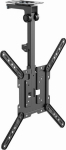 Gembird CM-55ST-01 Full motion TV ceiling mount, 23" - 55", black