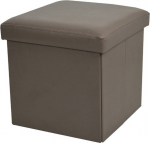 Mega Creative OTTOMAN XYF1368B GREY ARTICIAL LEATHER