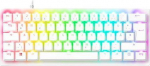 Raze Huntsman V3 Pro Mini Gaming-Tastatur, Razer Analog Optical Gen 2 - ISO (DE), wei&szlig;