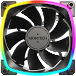 CASE FAN 120MM/RX120 PWM BLACK 3 IN 1 MONTECH