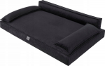 DOGGY DOGGY CHAMPION BED Black VELVET
