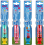 Hasbro Peppa Pig Flashing Toothbrush Set with Suction Cap Different Colors 4 pcs