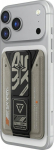 Skinarma Kado Aegis Magnetic Cardholder Grip Stand Wallet Gray
