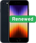 Post-lease smartphone Apple Grade C | Apple iPhone SE (2022) | 4.7'' Retina IPS | 5G | 128GB | Midnight | iOS | Apple Renew