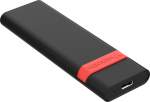 Verbatim 32261 drive housing SSD cabinet Sort, Red M.2 USB-driven