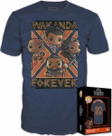 Funko Boxed Pop! Tees: Marvel Black Panther Wakanda Forever T-Shirt (XL)