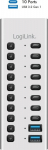 Logilink Hub USB3.2 10-port USB-A/C, function on/off