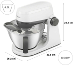 Kenwood Electronics Kenwood KHC30.000WH Multi-Tasker food processor, white