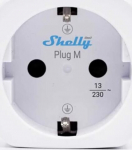 Shelly Plug M Gen3 2-pack White - 2pcs of smart socket with consumption measurement (WiFi, Bluetooth, Matter)