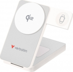 Verbatim Charge&acute;n&acute;Go Qi2 Power Bank 10000 mAh white