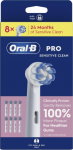 Oral-B Pro Sensitive Clean replacement brush, 8 kpl