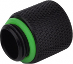 Bitspower Adapter G1/4 Zoll AG auf G1/4 Zoll IG - 15mm, schwarz matt