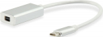 Equip Adapter USB-C->MiniDisplayPort St/Bu 0.15m Alu