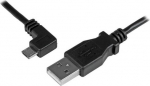 StarTech.com 0.5M ANGLED MICRO USB CABLE, CHARGE + SYNC CABLE - 24 AWG