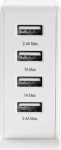 Toalaadija Nedis 4XUSB, 4.8A, 24W