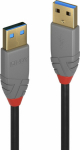 Lindy 3m USB 3.0 Type A to A, Anthra Line