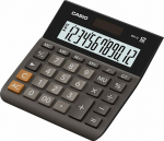 Lauakalkulaator Casio MH-12 Black/must - 12 kohaline, tava- ja p&auml;ikesepatarei, 125gr, 27.6&times;127&times;136mm, Standardloogika