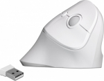 Delock Ergonomic - vertical Maus - ergonomic - For right-handers - optical - 6 Tasten - wirelessly - 2.4 GHz - Wireless receiver (USB)