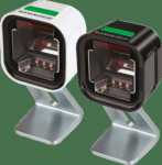 Datalogic Magellan 1500i, 2D, USB, multi-IF, kit (USB), black - presentation scanner, retail, 2D, imager, Green Spot, targeting mode, USB (type A), multi-interface (RS232, USB, IBM), IP52, incl.: cable (USB), stand (riser stand), colour: black