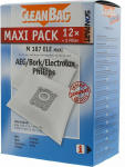 Tolmukotid S-bag maksipakk MicroFleece+ AEG Electrolux Philips Volta, Scanpart 2687441187 S-Bag (12 tk + 2 filtrit) 2687441187