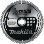Makita Specialized EFFICUT Circular saw blade Crosscut and mitre saw