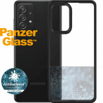 Kaitse&uuml;mbris ClearCase, Samsung Galaxy A72, l&auml;bipaistev musta &auml;&auml;rega, PanzerGlass