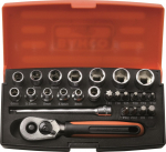 Bahco Mini topn&oslash;gles&aelig;t 1/4 med 25 dele (4-13 mm)