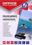 PBS Connect OFFICE PRODUCTS Laminating film, A4, 2x80 microns, glossy, 100 sheets, transparent