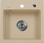 Deante sink Zorba sink + Nemesis battery - 44 x 44 cm (ZQZA7103)