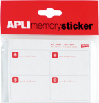 Etikett iseliimuv APLI 50x30mm, k&uuml;lmakindel -40C, eemaldatav, 140 tk/pk, Ref.12558