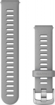 Garmin Quick Release - silicone bracelet, 18 mm, misty gray