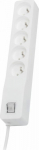 Listwa zasilająca Lestar ZX 510 przeciwprzepięciowa 5 sockets 3 m White