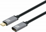 Kabel USB Techly USB-C - USB-C 1 m Czarny (ICOC MUSB322-CMF-010)