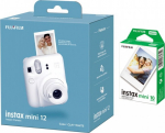 Fujifilm | Instax Mini 12 Camera + Instax Mini Glossy (10pl) | Caly White | 800
