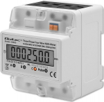 Qoltec Three-phase electronic counter | energy consumption meter per rail DIN | 400V | LCD | 4P