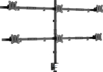 Equip Tischhalterung 17"-32"/6TFT 360&deg; H.Hide!. 7Kg schwarz lite Retail