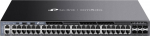TP-LINK Switch SG6654X 48xGBit /6x10Gbit SFP+ Managed Layer 3 +++ Rack Mountable, Omada SDN, 4 Fans, Layer 3, no PoE