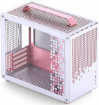 Jonsplus Z20 Micro-ATX Geh&auml;use, With carrying handle - wei&szlig;/pink