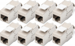 DIGITUS Keystone Jack Cat6A/RJ45->LSA geschirmt 500MHz 8St