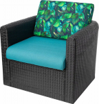 Hobbygarden R3 PODUSZKA NEL NIEBIESKI + BLUE LEAVES