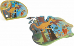 Scratch , Puzzle Contour Dragon 60 elem