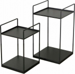 Boltze Loft coffee tables black COMO, 2 art