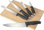 Berlinger Haus ZESTAW 5 KITCHEN KNIVES Z BOARD BERLINGER HAUS BH-2961 ANTHRACITE