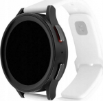 Fixed Silicone Sports strap with quick release buckle 20 mm do smartwatch, white