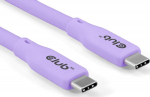 Club3D Lifestyle USB-C Kabel PD 240W,20Gbps 2m lila St/St retail